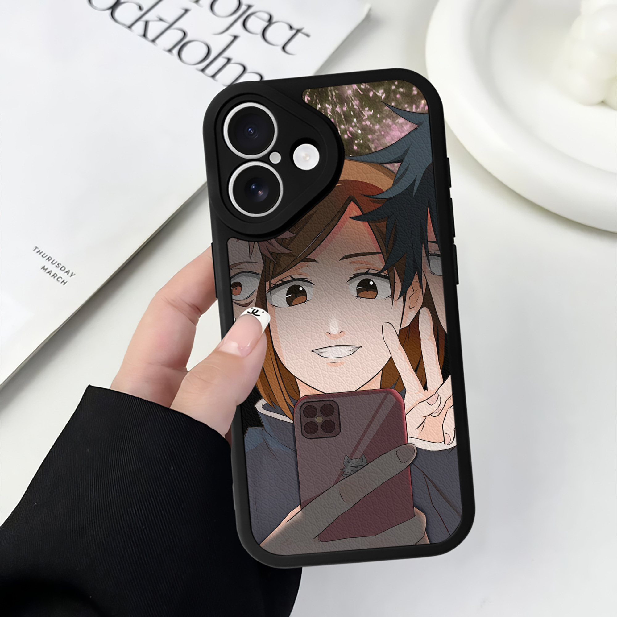 （画像用） SPY×FAMILY间谍家家酒 【iPhone 16シリーズ対応】シリコンスマホケース（レザー調） 材質：シリコン